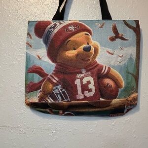Winnie the Pooh 49ers Tote Bag